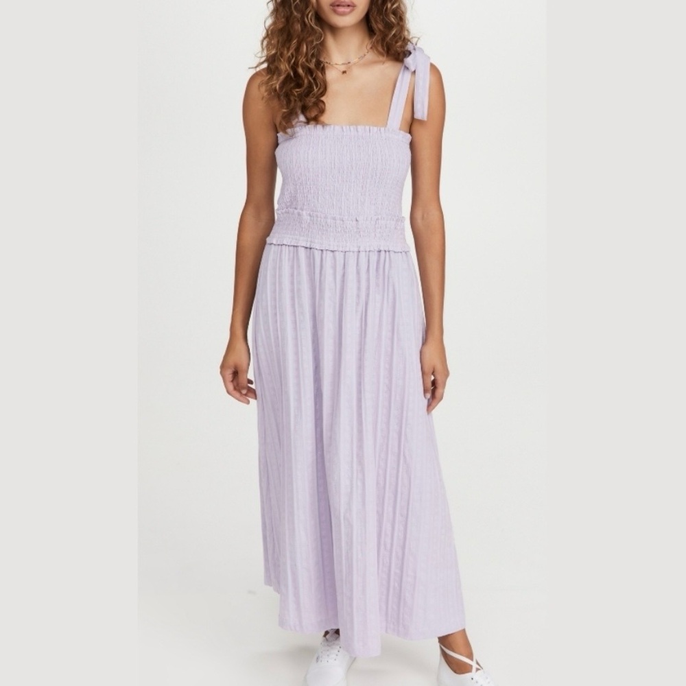 Lost + Wander Angel In Disguise Maxi Dress Lavender Cotton M